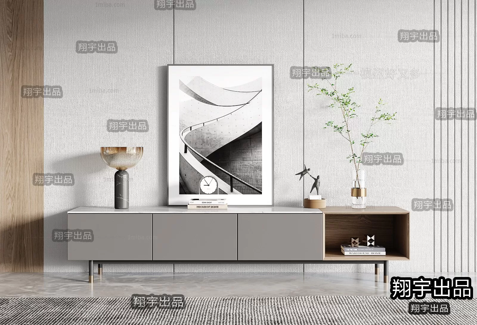 CABINET TV – A5 – FURNITURE 3D MODELS 2022 (VRAY)