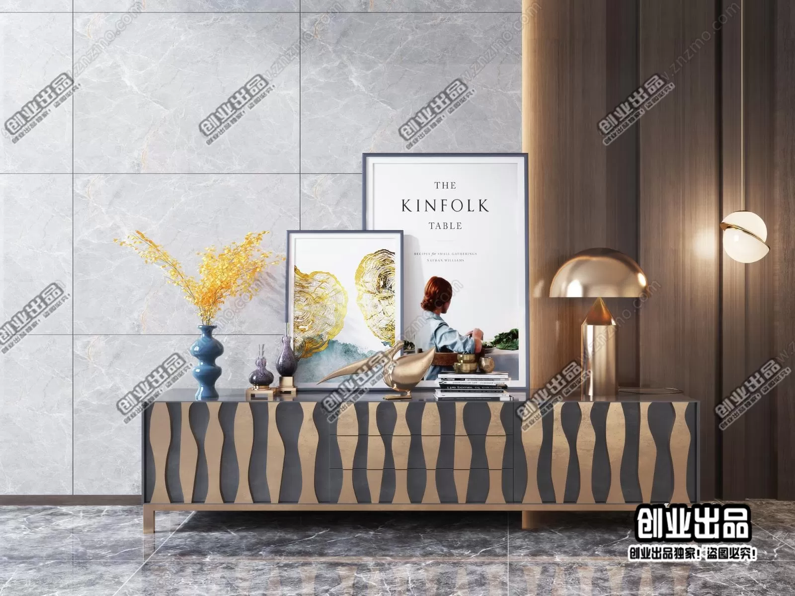 CABINET TV – A93 – FURNITURE 3D MODELS 2022 (VRAY)