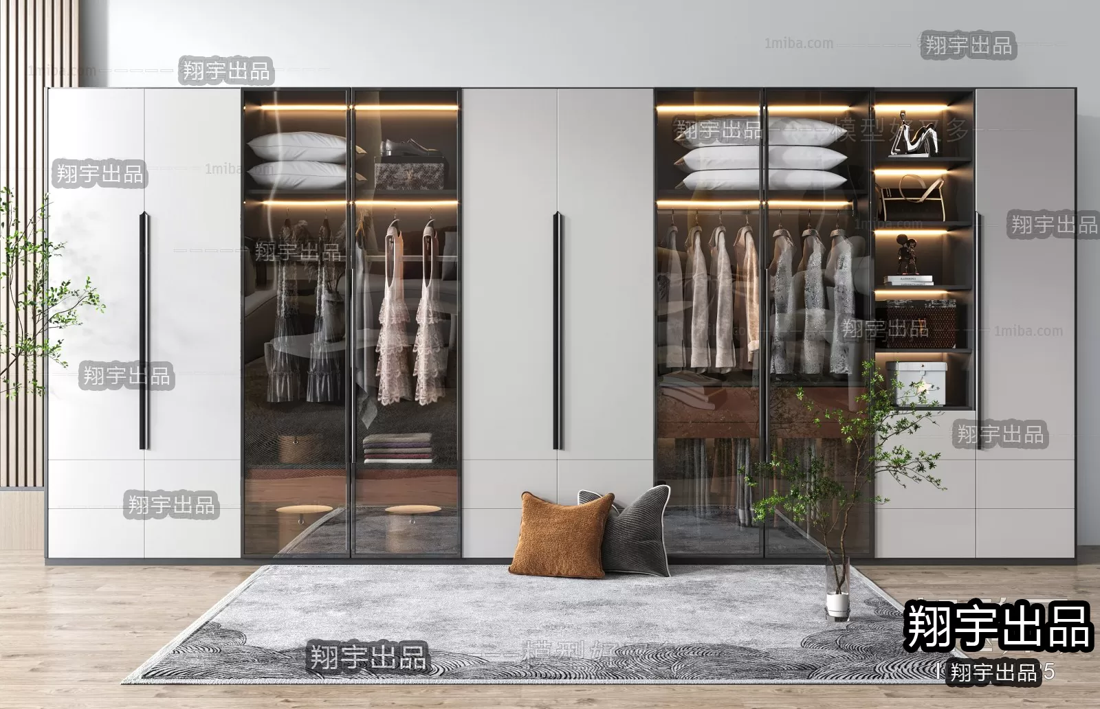 WARDROBE – 11 – FURNITURE 3D MODELS 2022 (VRAY)