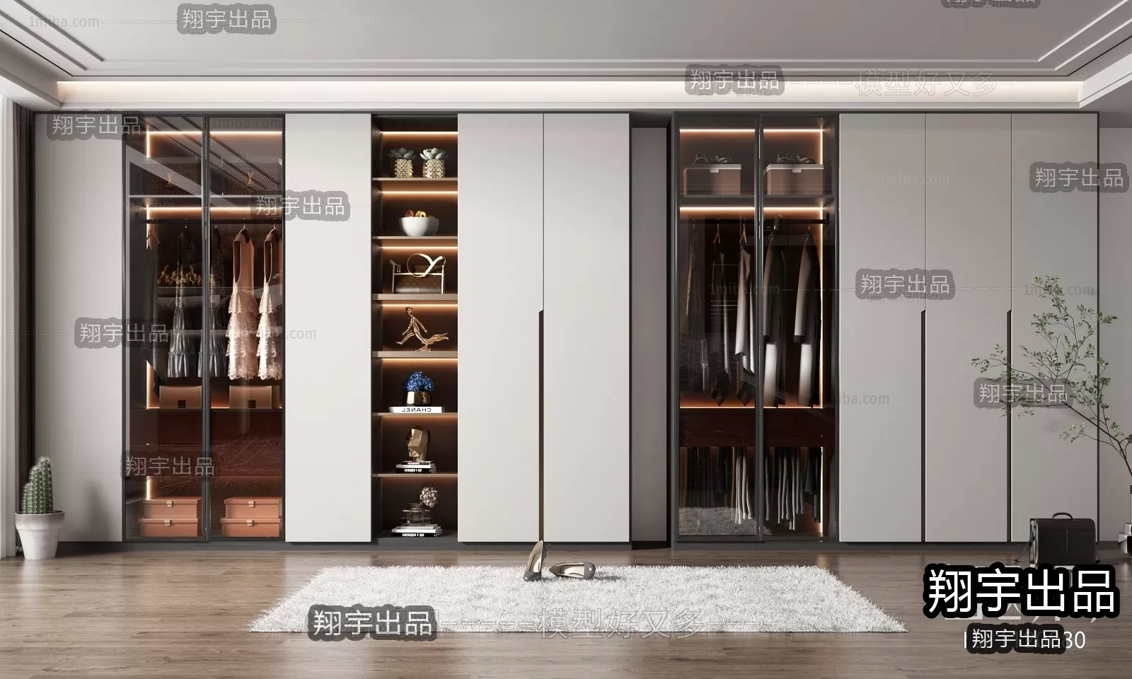 WARDROBE – 12 – FURNITURE 3D MODELS 2022 (VRAY)