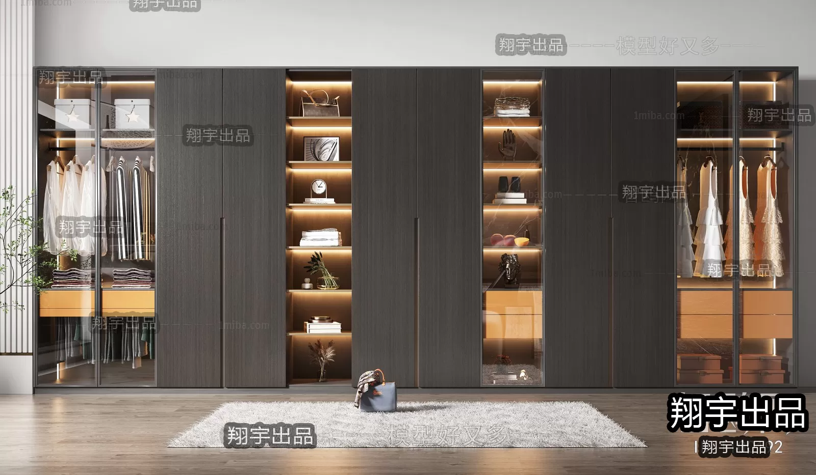 WARDROBE – 13 – FURNITURE 3D MODELS 2022 (VRAY)