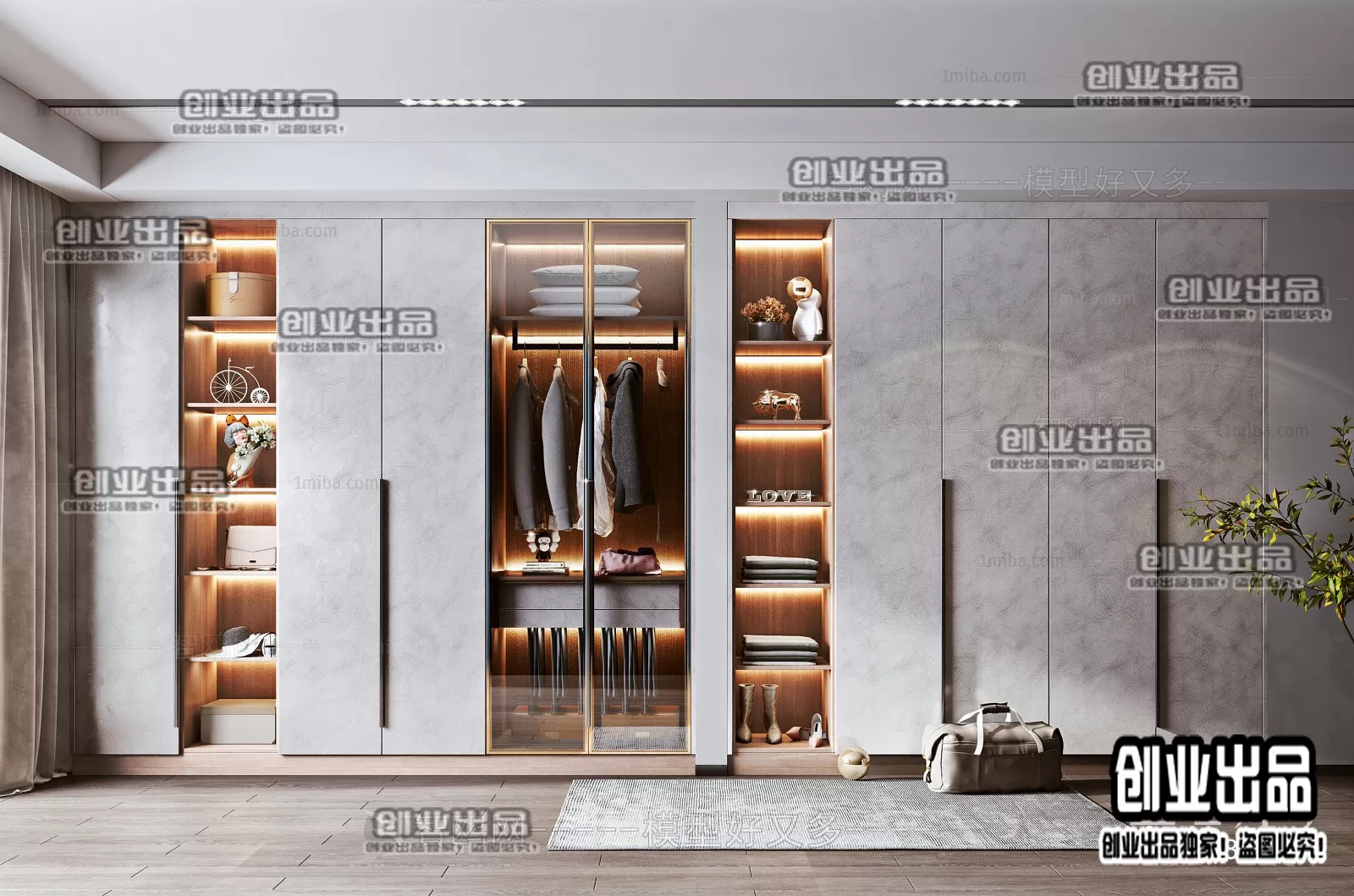 WARDROBE – 22 – FURNITURE 3D MODELS 2022 (VRAY)