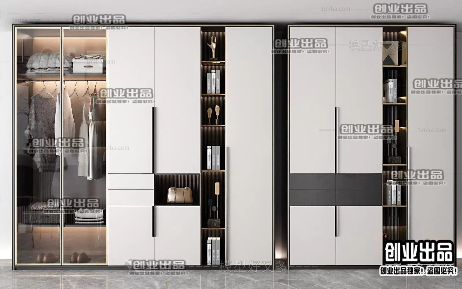 WARDROBE – 26 – FURNITURE 3D MODELS 2022 (VRAY)