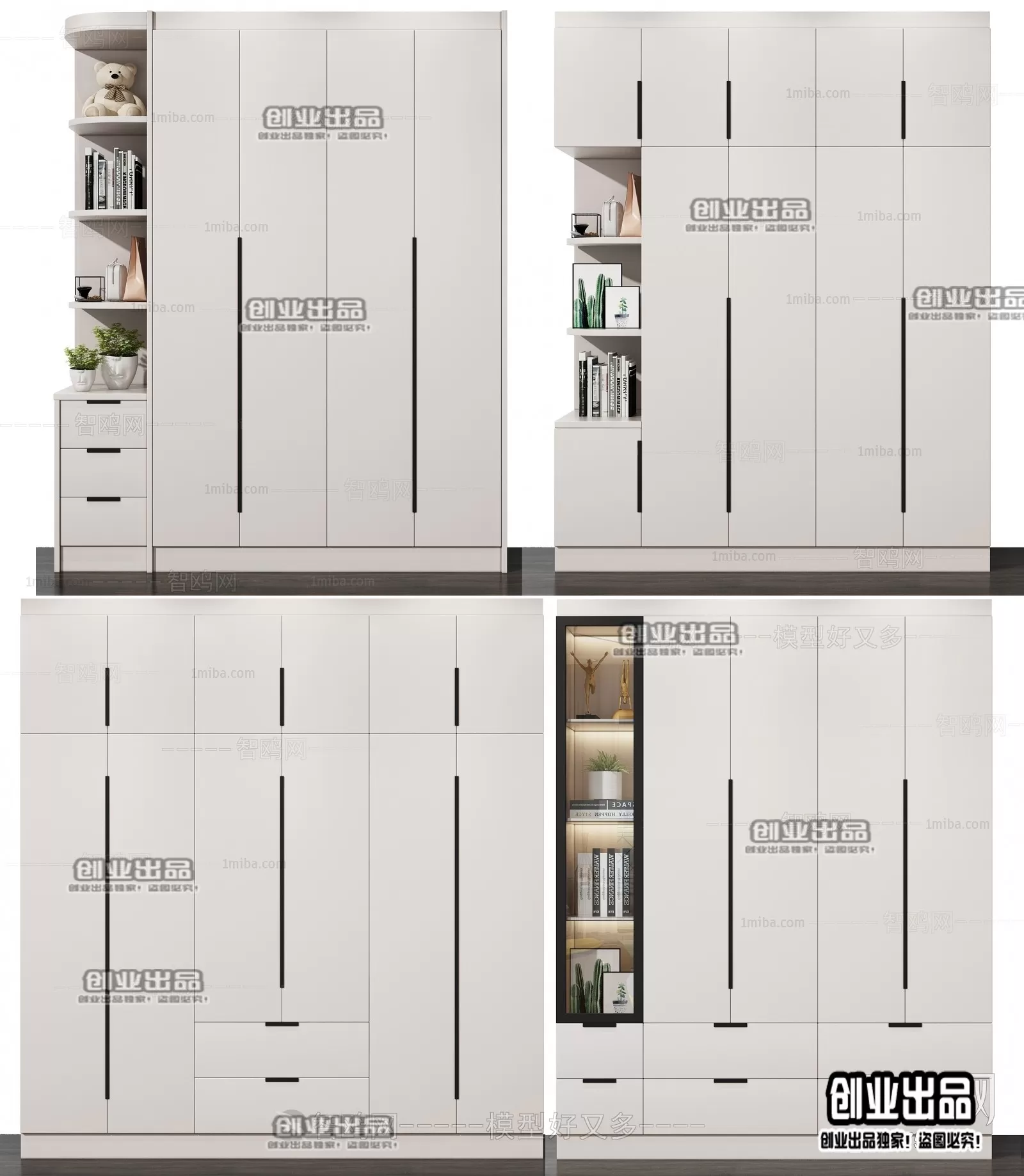 WARDROBE – 33 – FURNITURE 3D MODELS 2022 (VRAY)