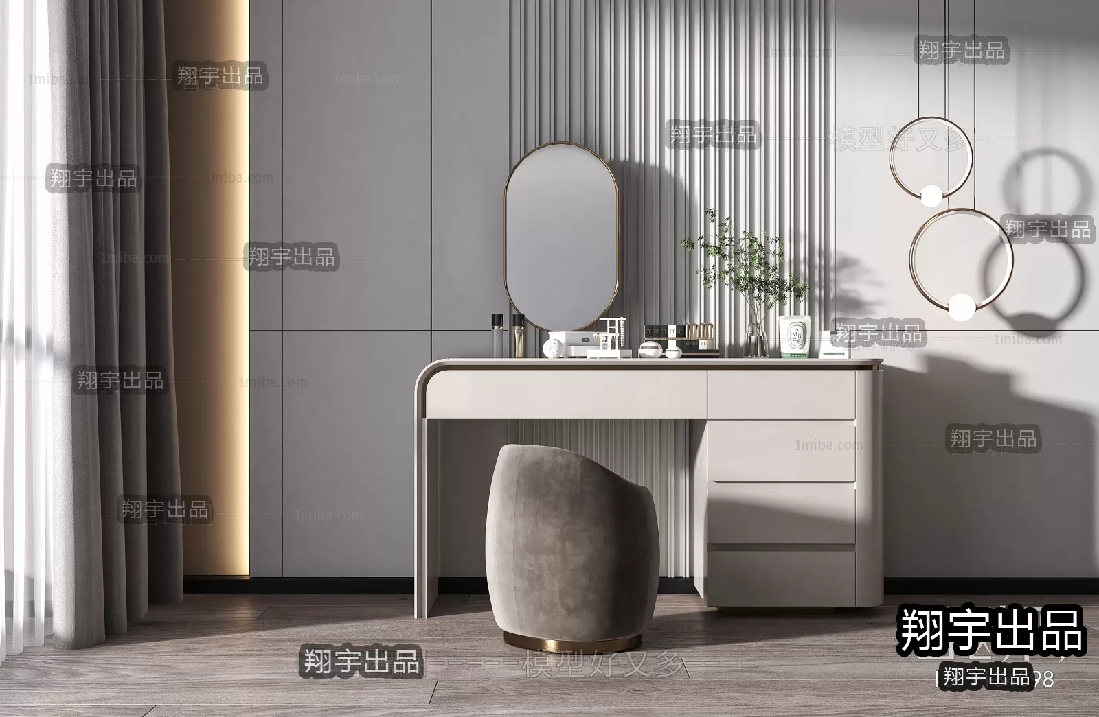 DRESSING TABLE – A9 – FURNITURE 3D MODELS 2022 (VRAY)