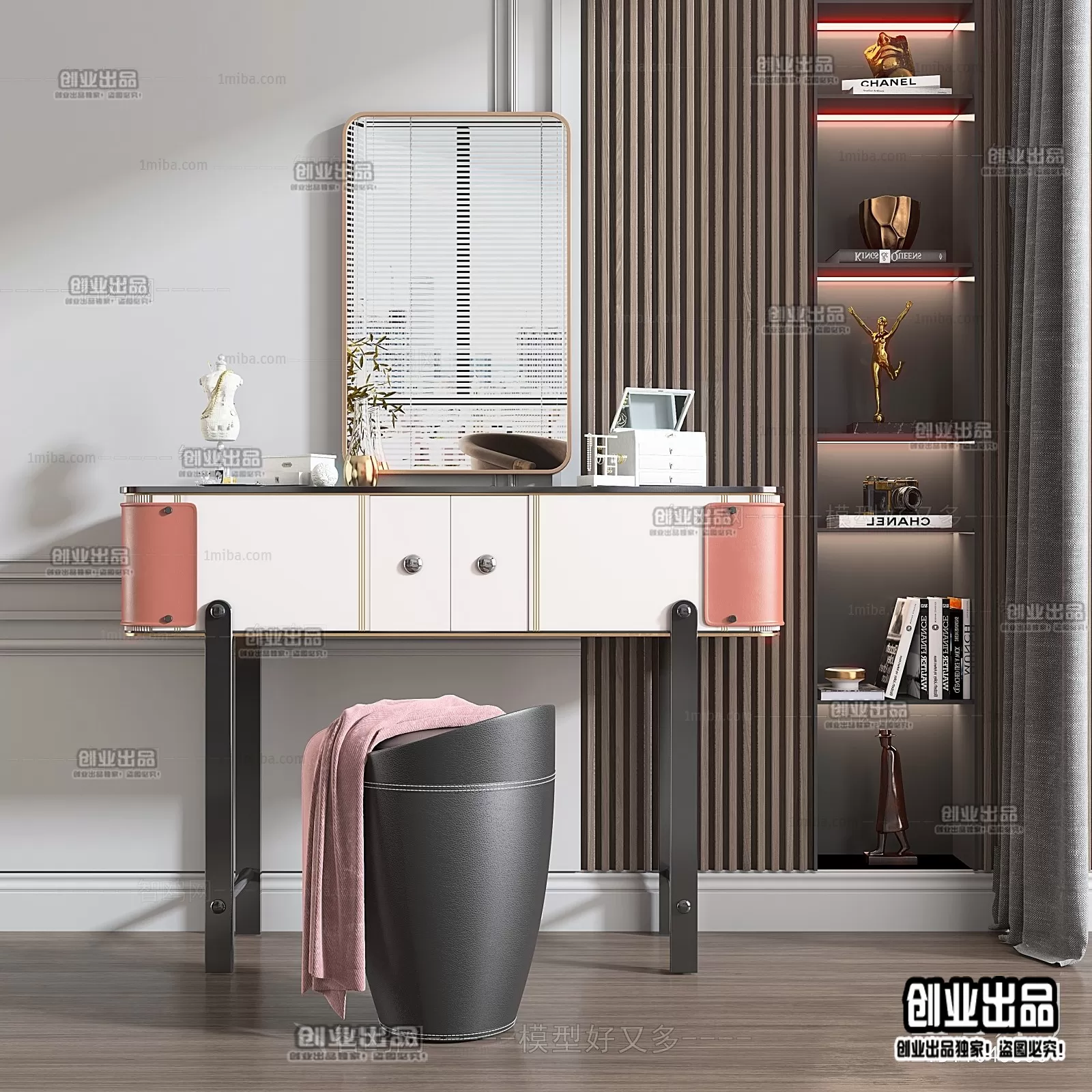 DRESSING TABLE – B18 – FURNITURE 3D MODELS 2022 (VRAY)