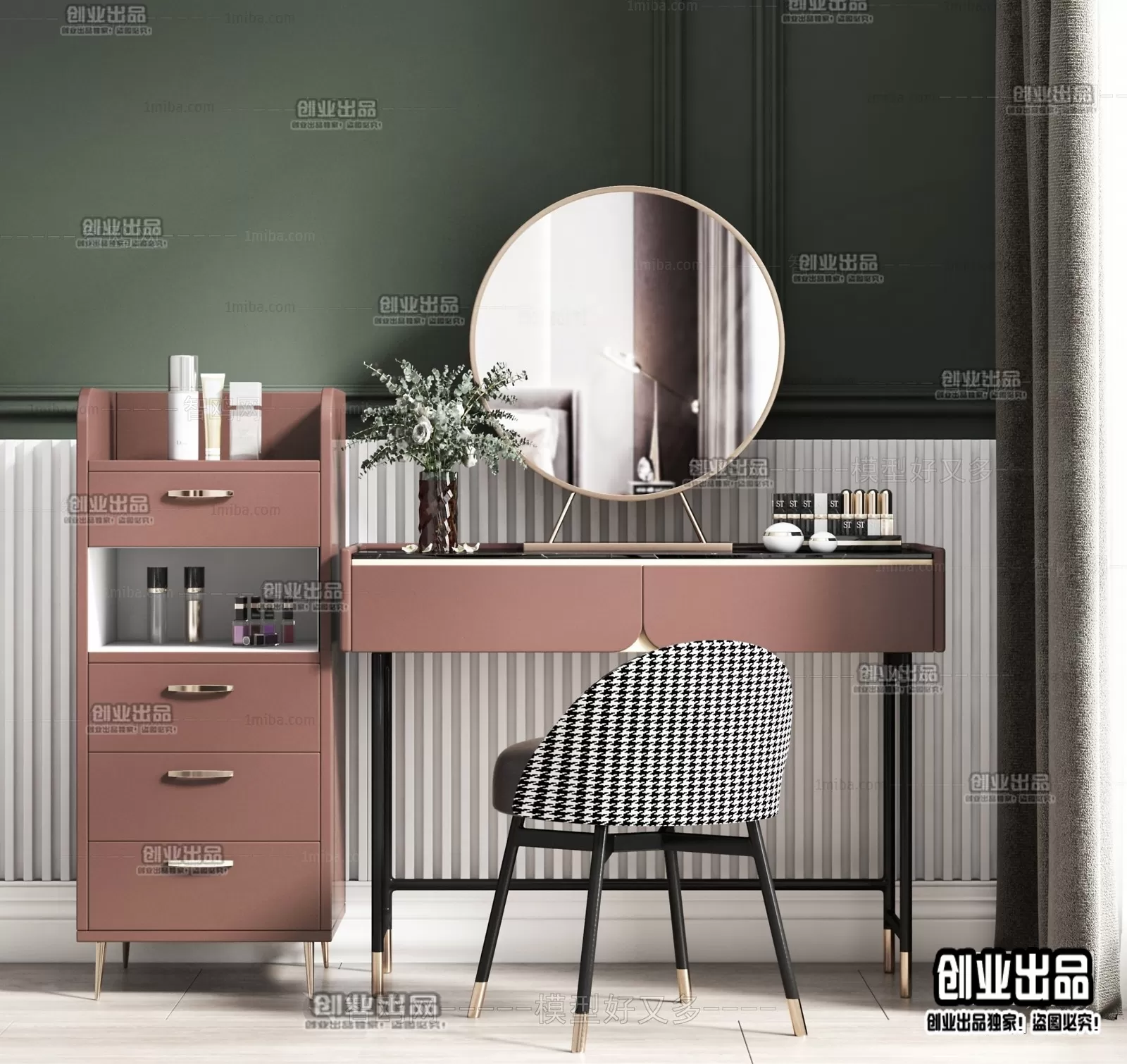DRESSING TABLE – B22 – FURNITURE 3D MODELS 2022 (VRAY)