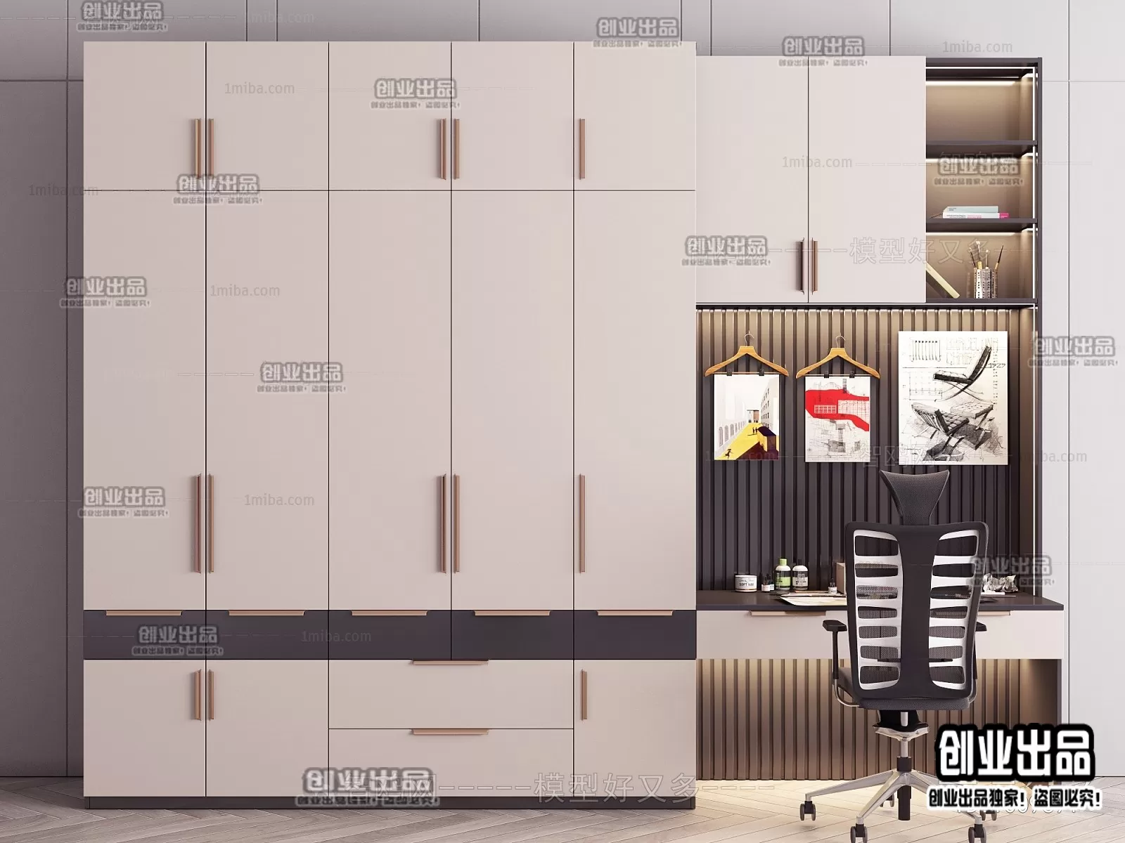 DRESSING TABLE – B23 – FURNITURE 3D MODELS 2022 (VRAY)