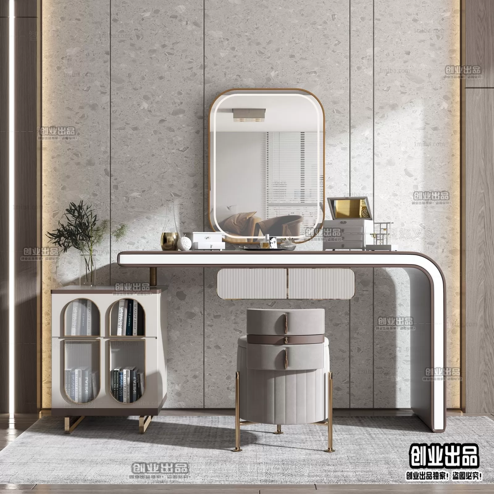 DRESSING TABLE – B27 – FURNITURE 3D MODELS 2022 (VRAY)