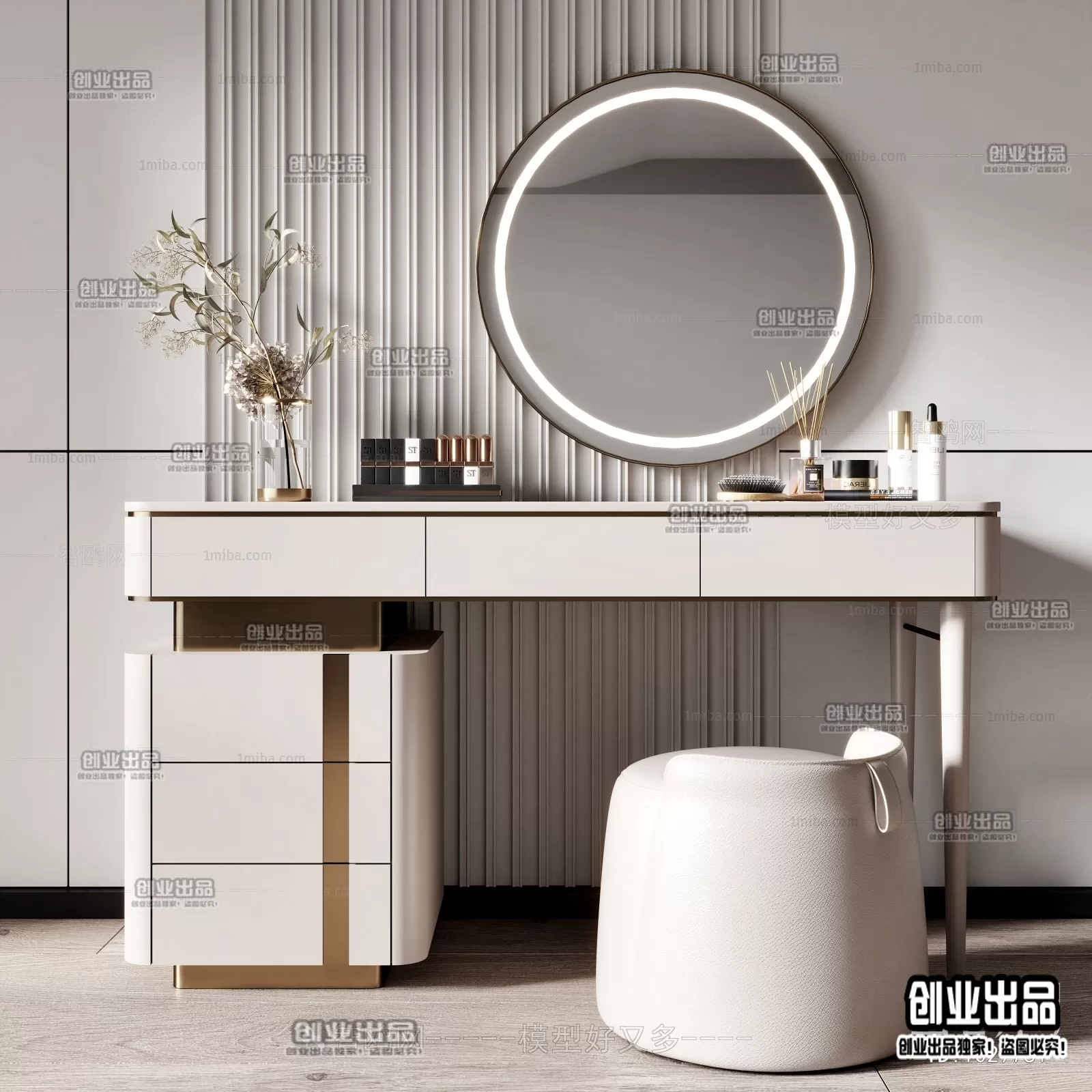 DRESSING TABLE – B3 – FURNITURE 3D MODELS 2022 (VRAY)