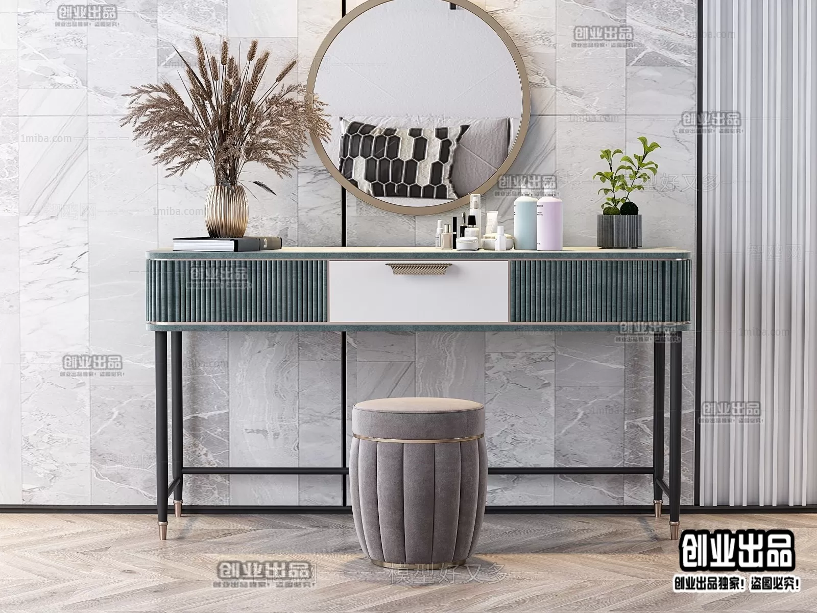 DRESSING TABLE – B31 – FURNITURE 3D MODELS 2022 (VRAY)