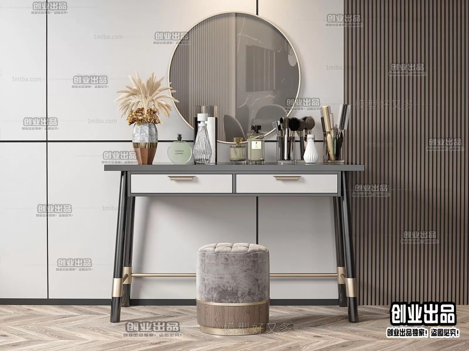 DRESSING TABLE – B36 – FURNITURE 3D MODELS 2022 (VRAY)