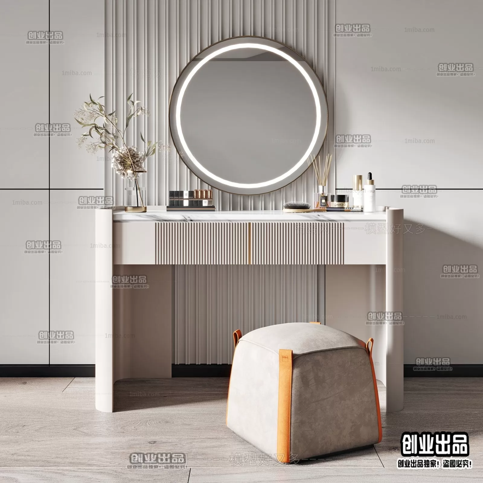 DRESSING TABLE – B4 – FURNITURE 3D MODELS 2022 (VRAY)