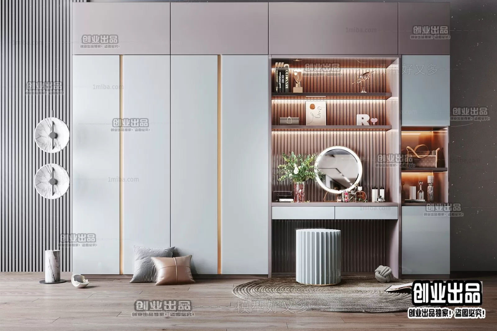 DRESSING TABLE – B5 – FURNITURE 3D MODELS 2022 (VRAY)