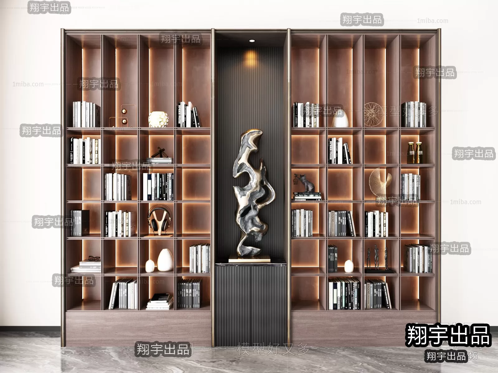 BOOK CASE – A10 – FURNITURE 3D MODELS 2022 (VRAY)