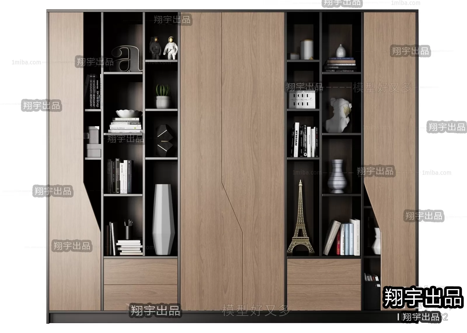 BOOK CASE – A7 – FURNITURE 3D MODELS 2022 (VRAY)