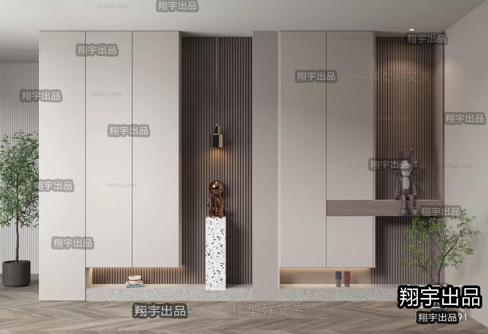 SHOE CABINET – A2 – FURNITURE 3D MODELS 2022 (VRAY)