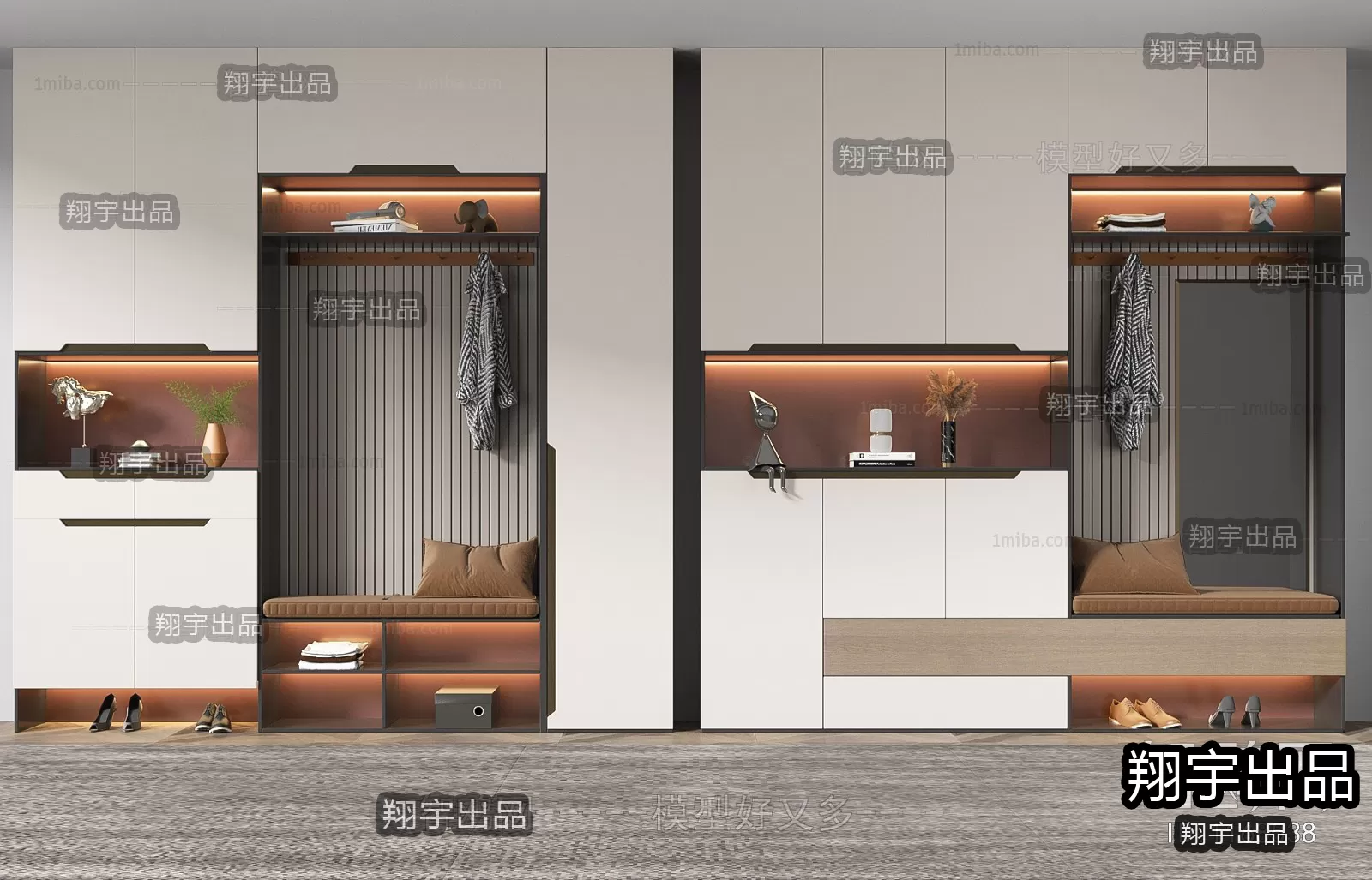 SHOE CABINET – A5 – FURNITURE 3D MODELS 2022 (VRAY)