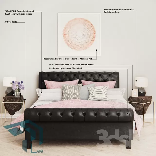 BED 3DSKYMODEL – 682