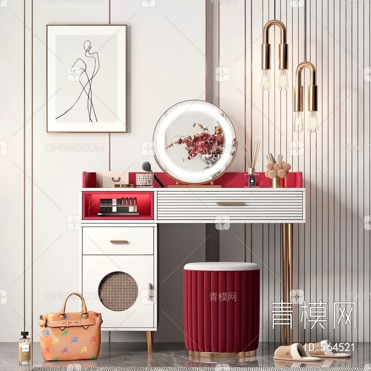 Dressing Table – 3D MODELS – 081