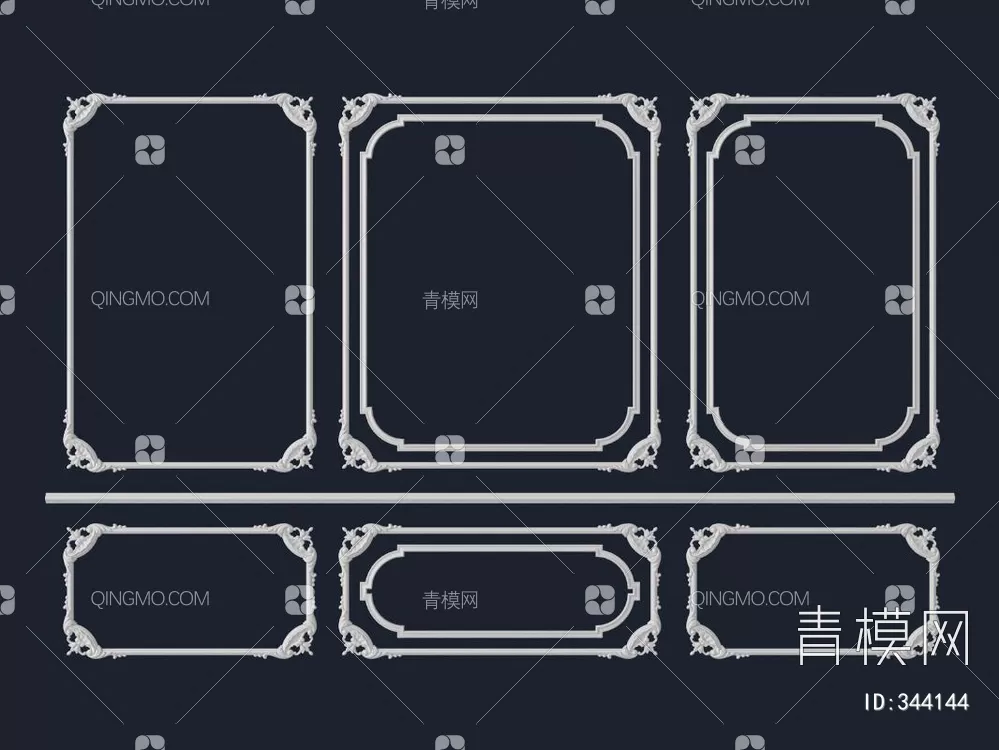 Moulding – Classic 3D Models – 002