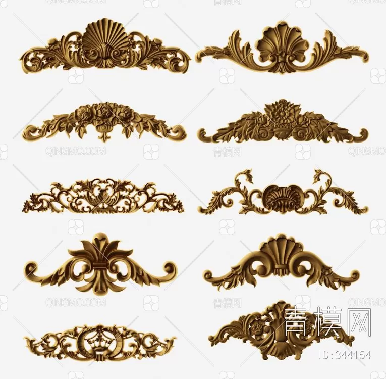 Moulding – Classic 3D Models – 004