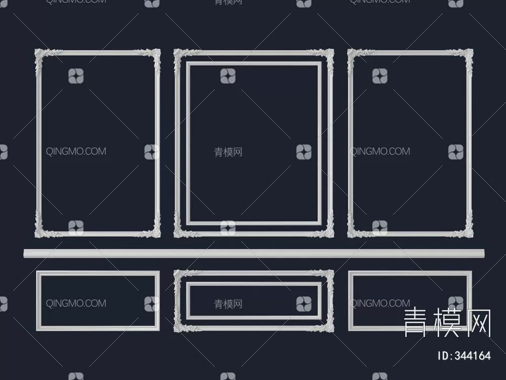 Moulding – Classic 3D Models – 006