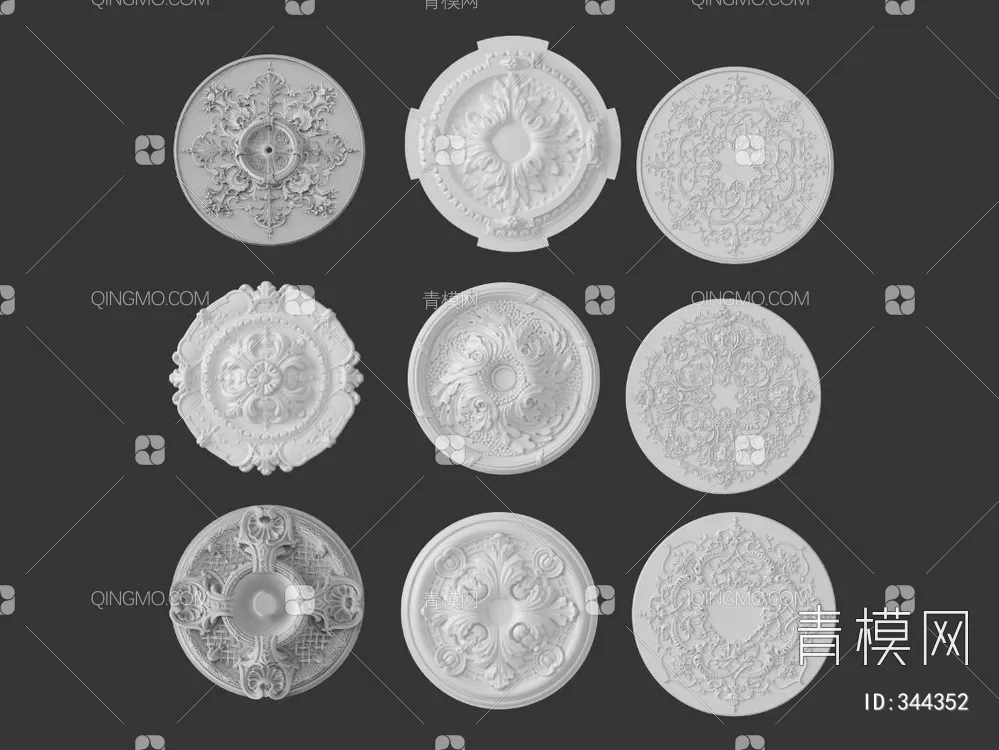 Moulding – Classic 3D Models – 015