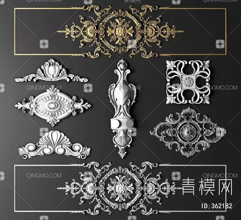 Moulding – Classic 3D Models – 020