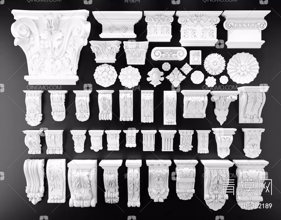 Moulding – Classic 3D Models – 023