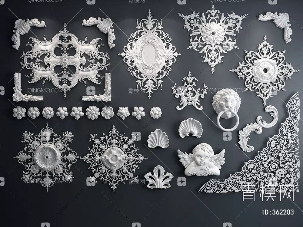 Moulding – Classic 3D Models – 026