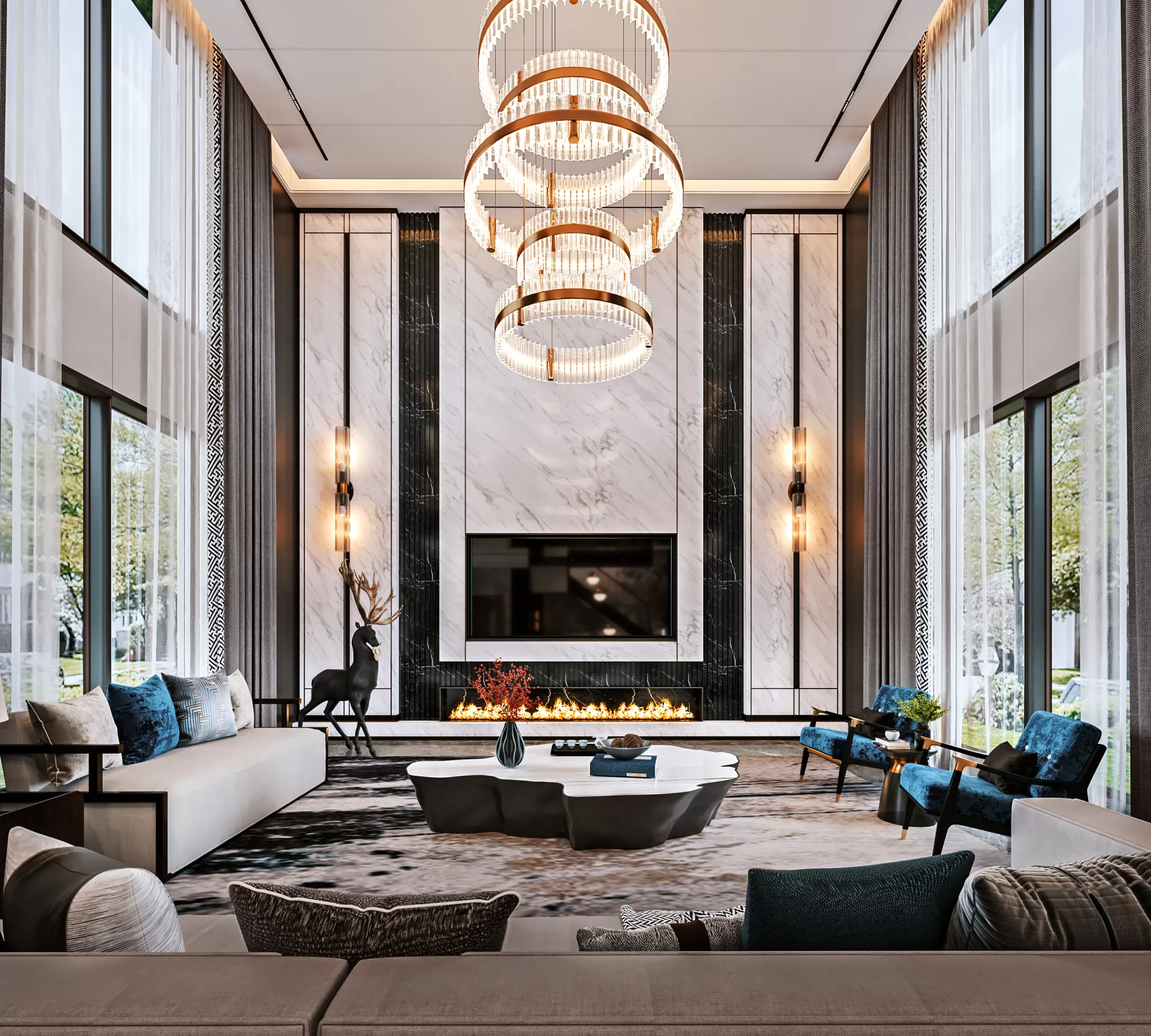 FULL SCENE 3DS MAX – CORONA RENDER – LIVING ROOM – 007 FULL SCENE 3DS MAX – CORONA RENDER – LIVING ROOM – 007