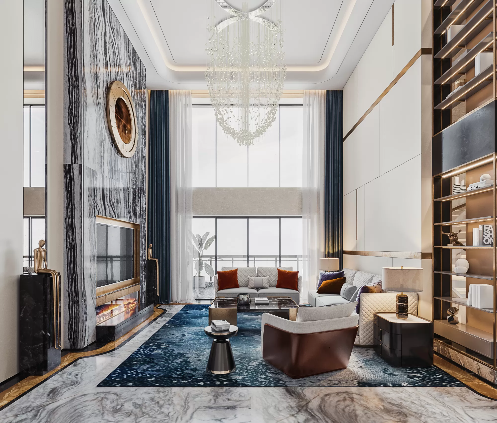 FULL SCENE 3DS MAX – CORONA RENDER – LIVING ROOM – 037 FULL SCENE 3DS MAX – CORONA RENDER – LIVING ROOM – 037