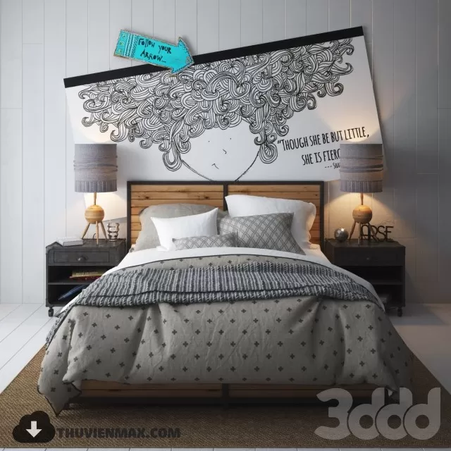 BED 3DSKYMODEL – 720