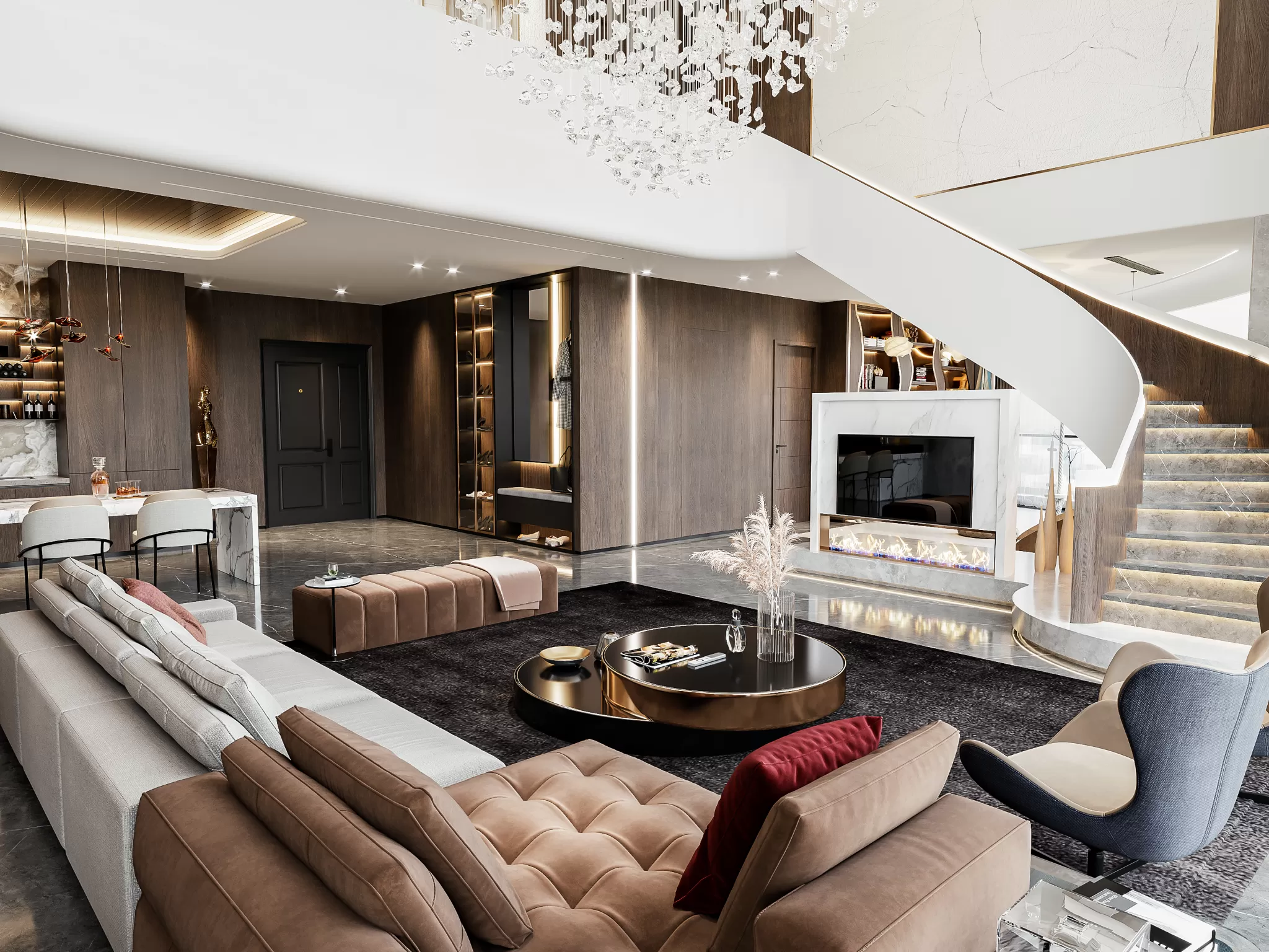 FULL SCENE 3DS MAX – CORONA RENDER – LIVING ROOM – 087 FULL SCENE 3DS MAX – CORONA RENDER – LIVING ROOM – 087