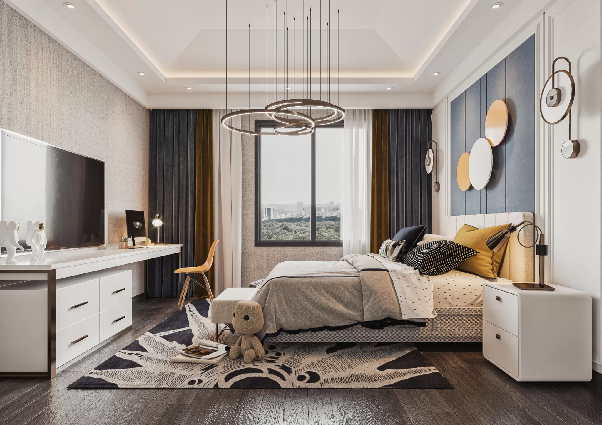 FULL SCENE 3DS MAX – CORONA RENDER – BEDROOM – 006 FULL SCENE 3DS MAX – CORONA RENDER – BEDROOM – 006