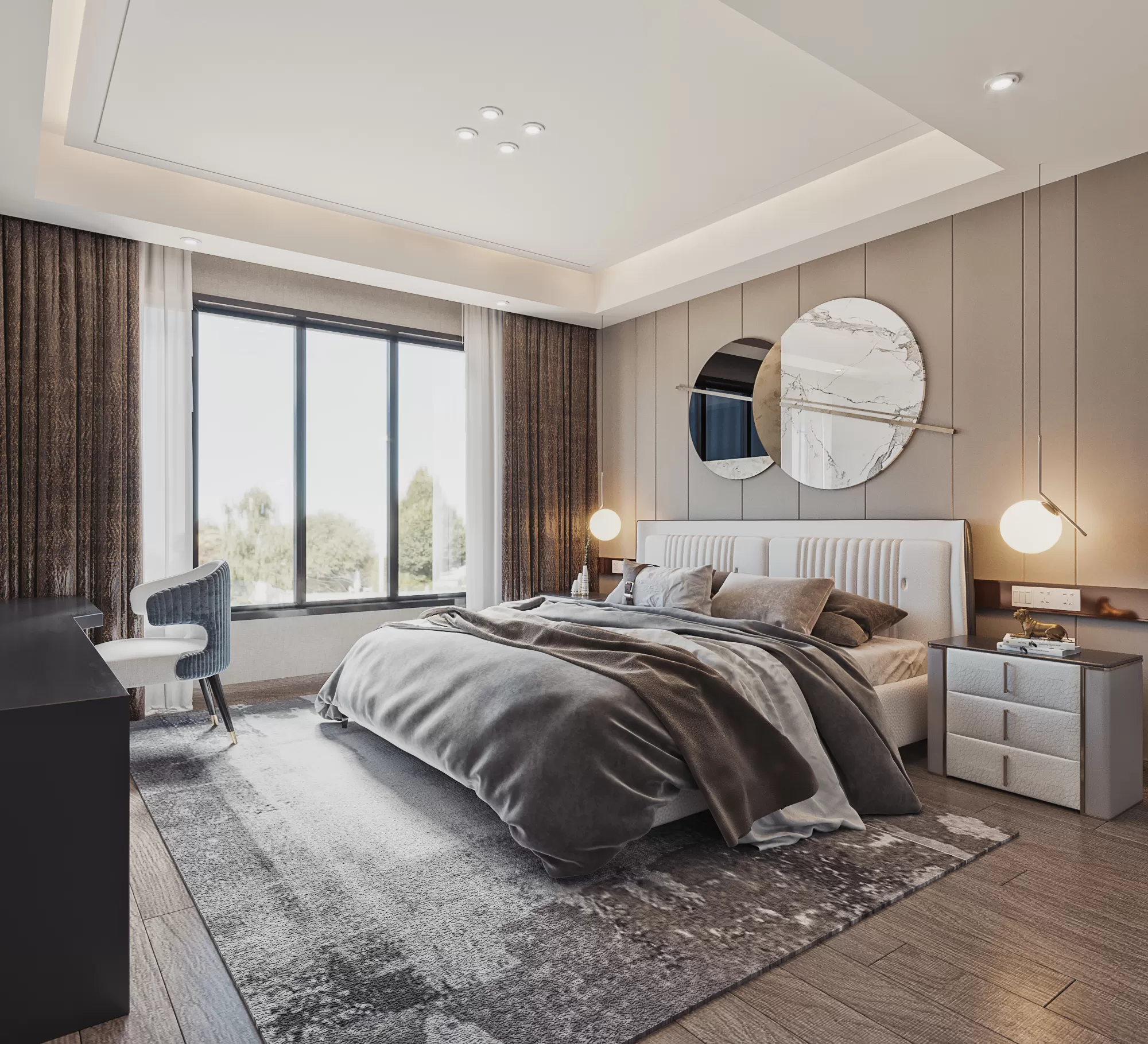 FULL SCENE 3DS MAX – CORONA RENDER – BEDROOM – 023 FULL SCENE 3DS MAX – CORONA RENDER – BEDROOM – 023