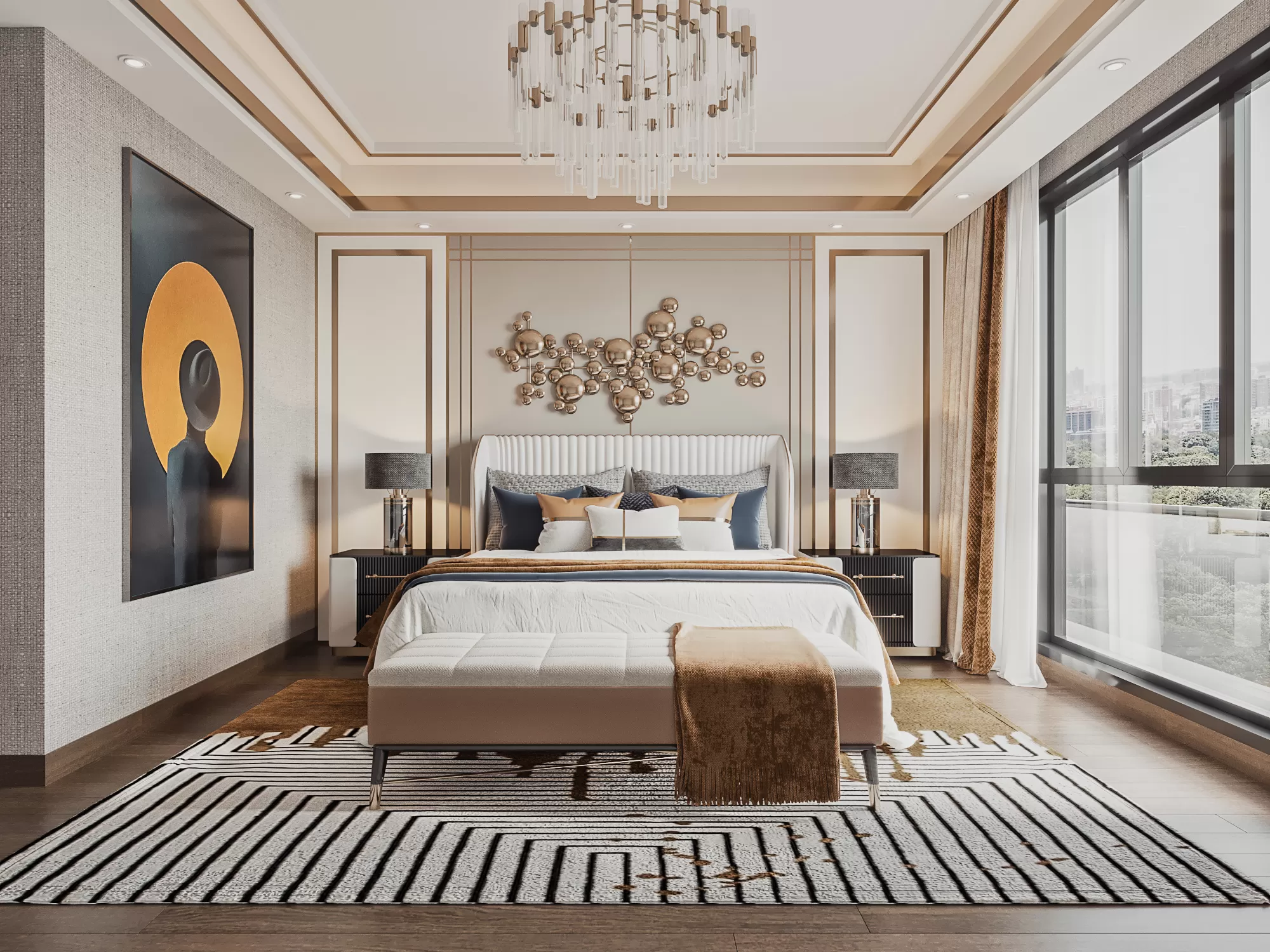 FULL SCENE 3DS MAX – CORONA RENDER – BEDROOM – 048 FULL SCENE 3DS MAX – CORONA RENDER – BEDROOM – 048
