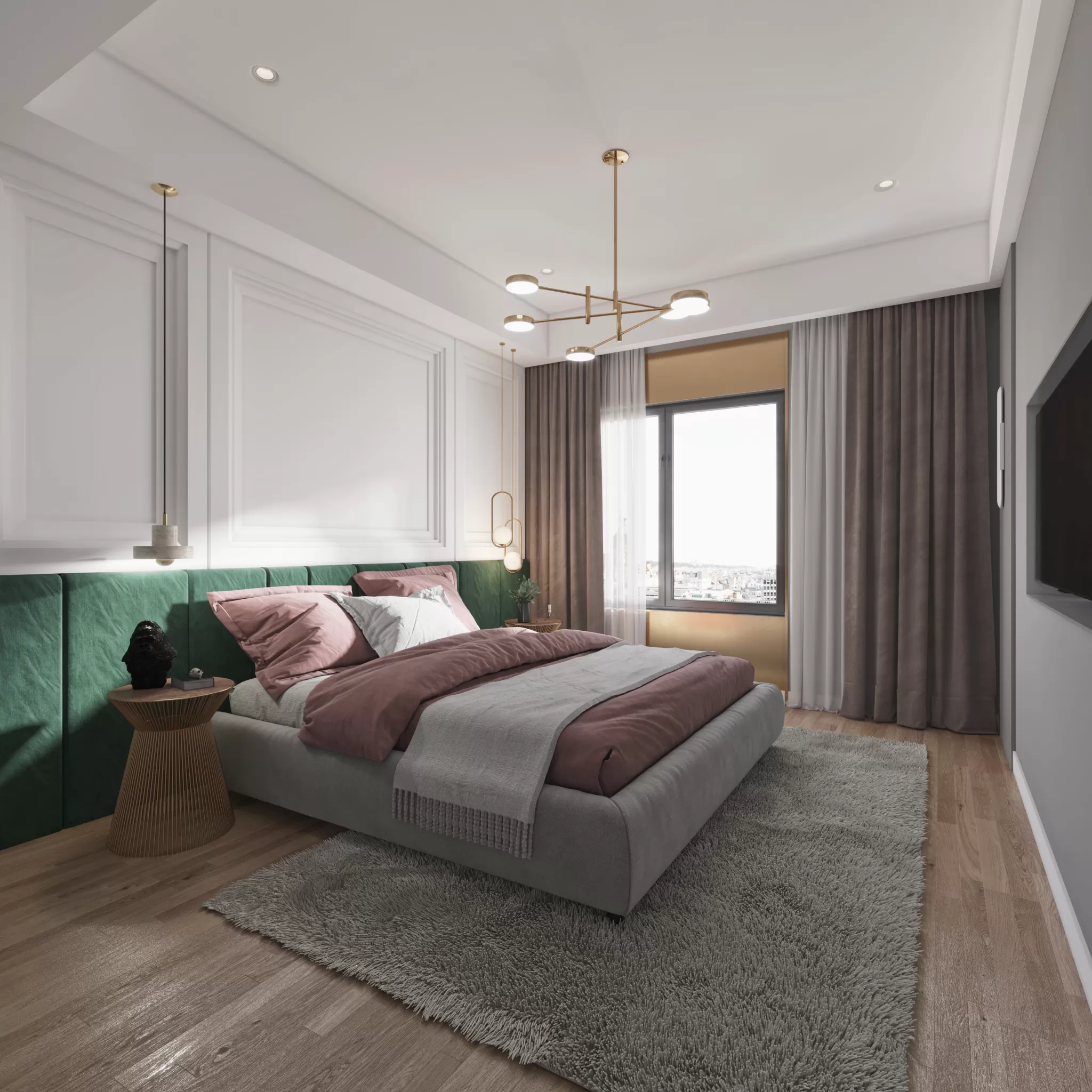 FULL SCENE 3DS MAX – CORONA RENDER – BEDROOM – 051 FULL SCENE 3DS MAX – CORONA RENDER – BEDROOM – 051