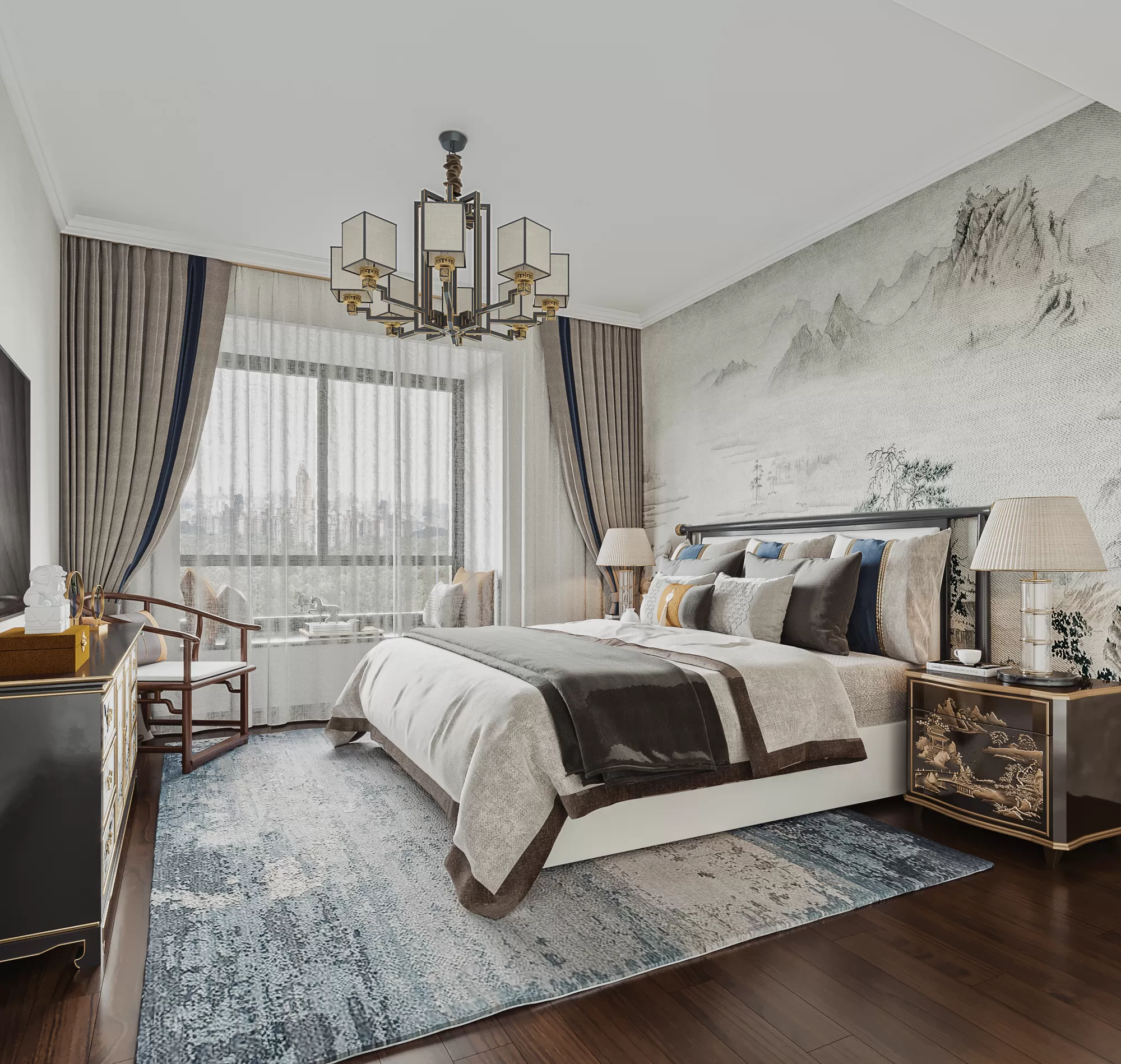 FULL SCENE 3DS MAX – CORONA RENDER – BEDROOM – 070 FULL SCENE 3DS MAX – CORONA RENDER – BEDROOM – 070