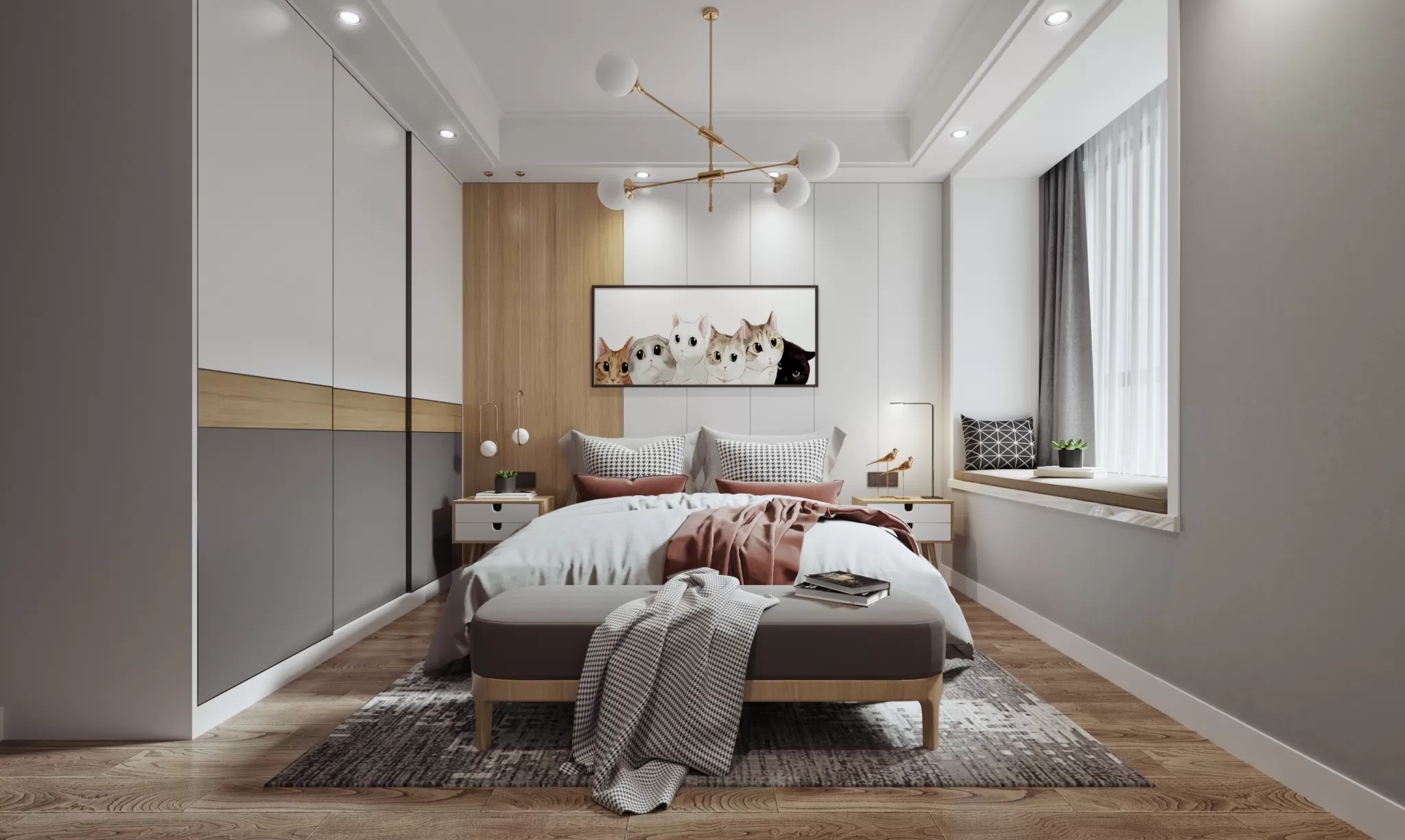 FULL SCENE 3DS MAX – CORONA RENDER – BEDROOM – 076 FULL SCENE 3DS MAX – CORONA RENDER – BEDROOM – 076