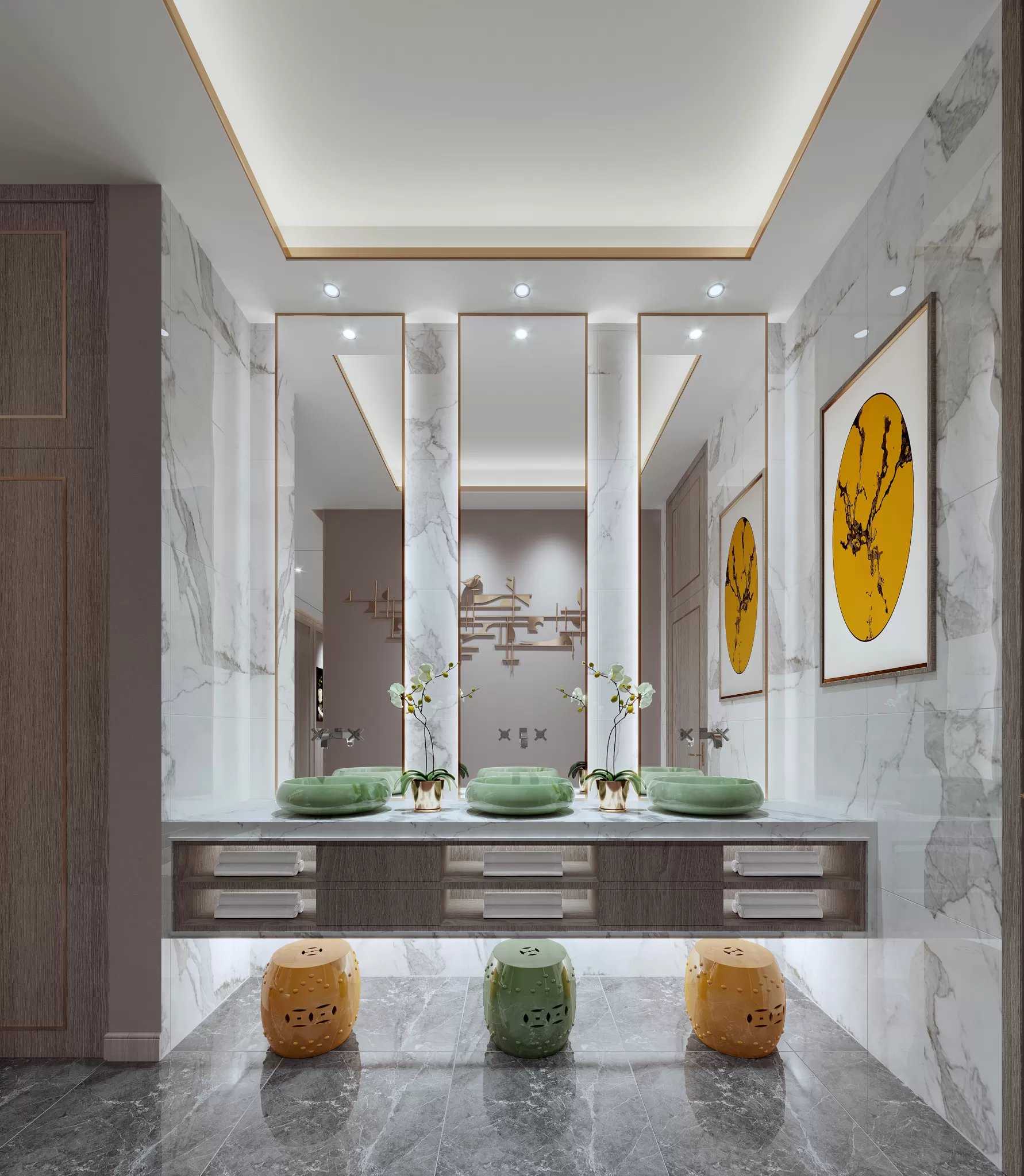 FULL SCENE 3DS MAX – CORONA RENDER – BATHROOM – 006