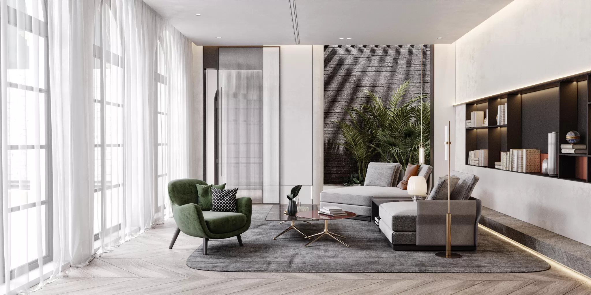 FULL SCENE 3DS MAX – CORONA RENDER – HOME OFFICE – 004