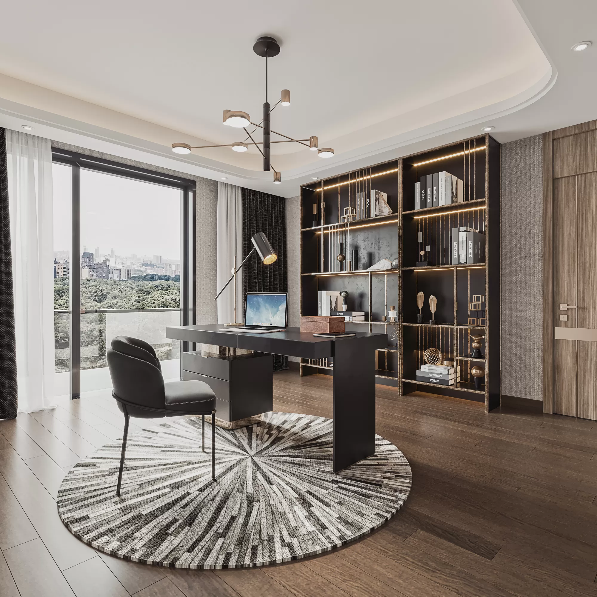 FULL SCENE 3DS MAX – CORONA RENDER – HOME OFFICE – 007 FULL SCENE 3DS MAX – CORONA RENDER – HOME OFFICE – 007