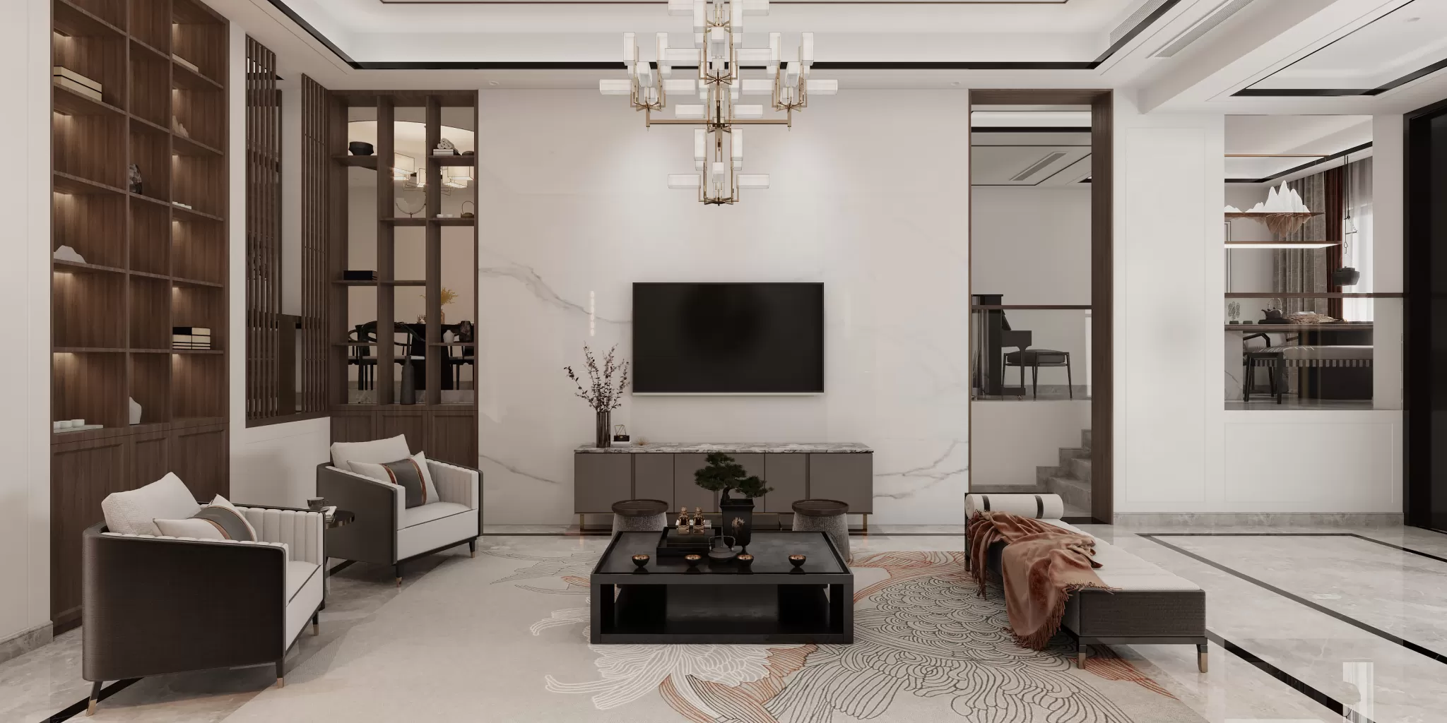 FULL SCENE 3DS MAX – CORONA RENDER – HOME DECOR – 030