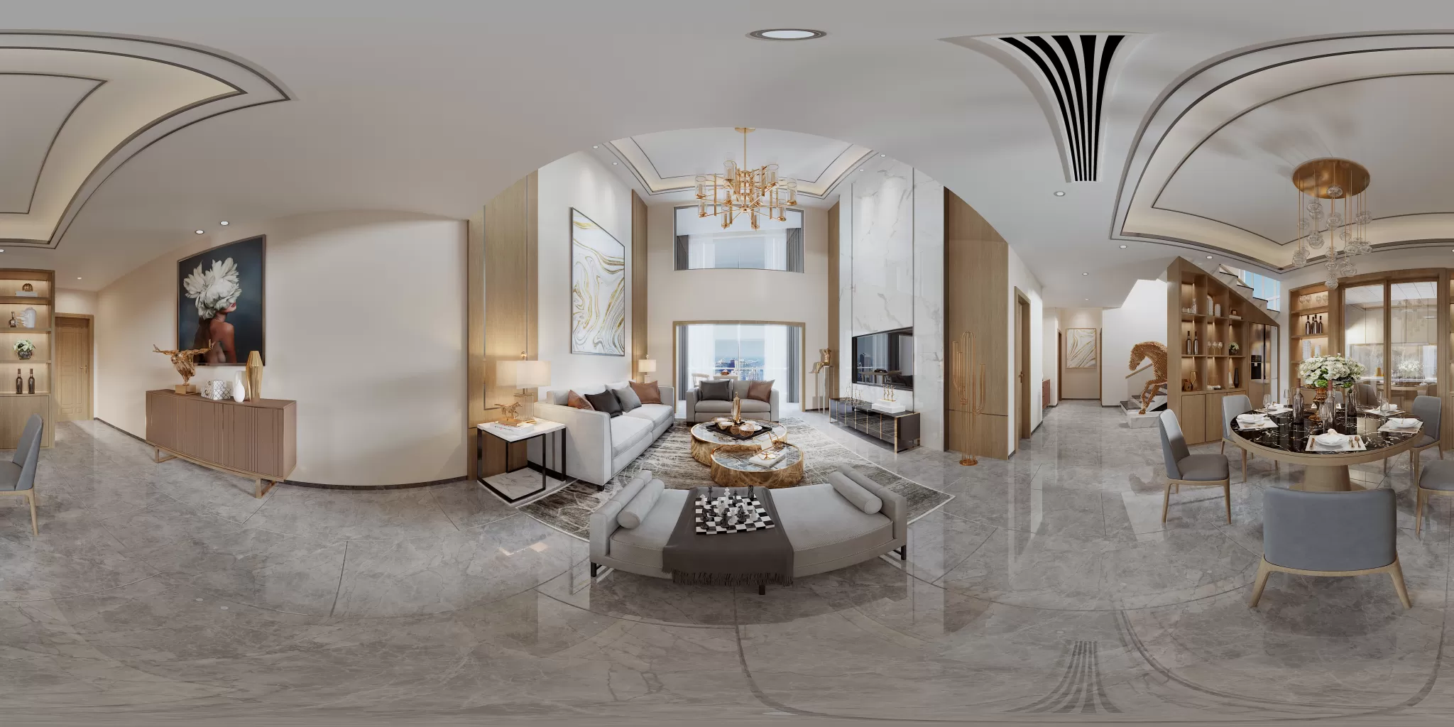 FULL SCENE 3DS MAX – CORONA RENDER – HOME DECOR – 052