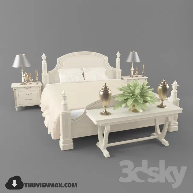BED 3D MODELS – CLASSIC – 001