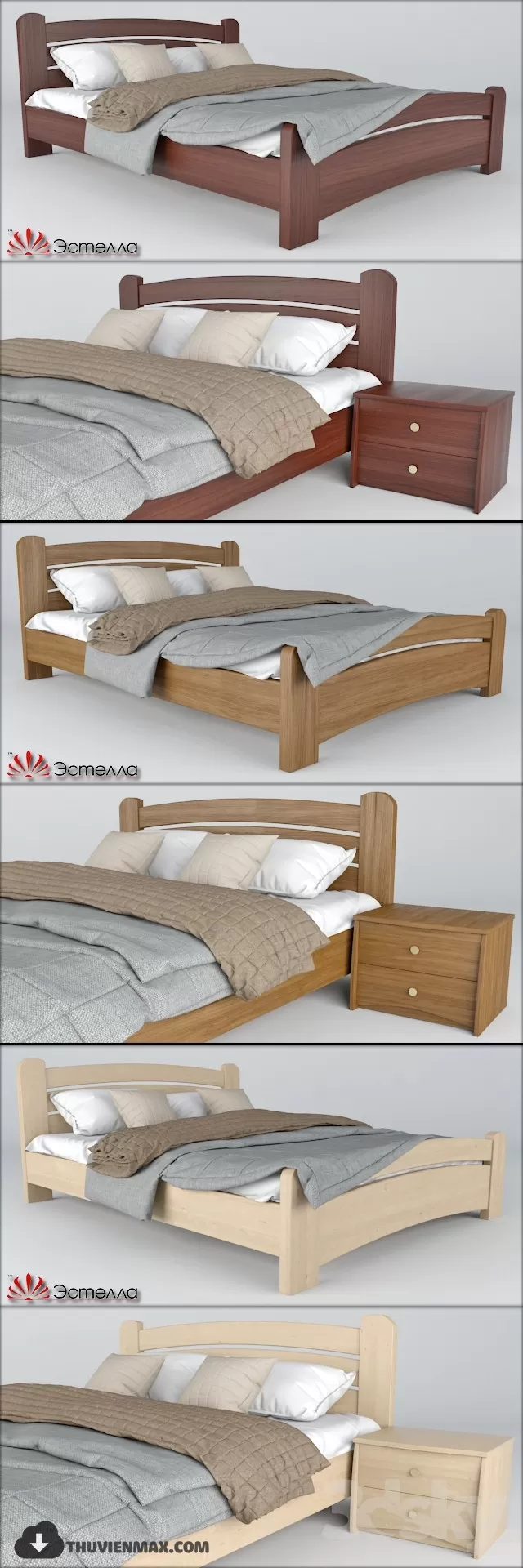 BED 3D MODELS – CLASSIC – 007