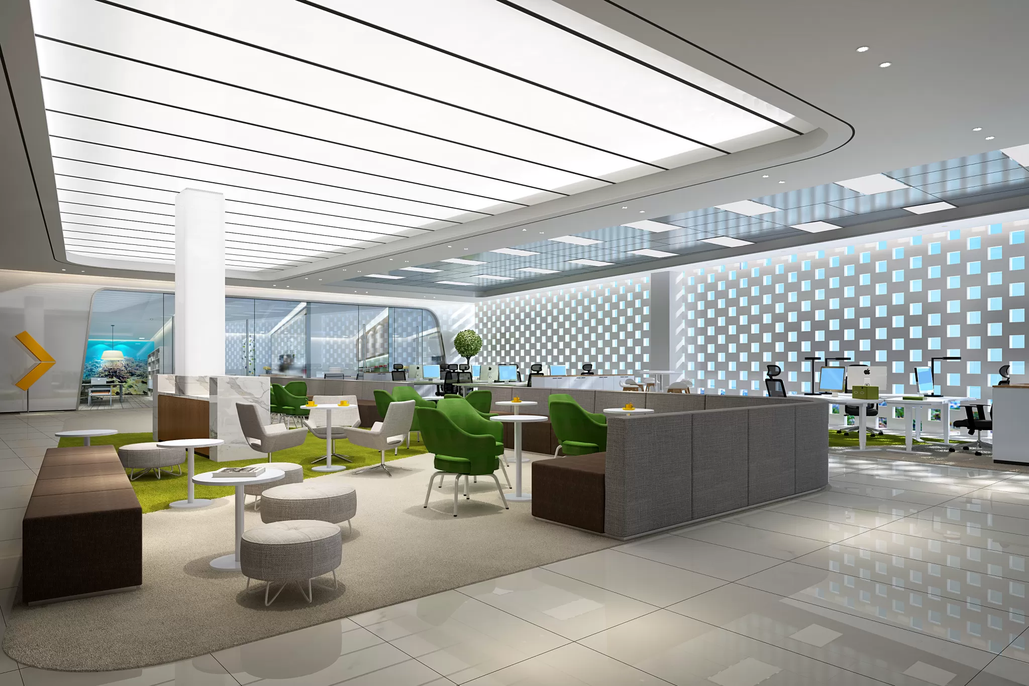 OFFICE – 3D SCENES – BLOCK – 017