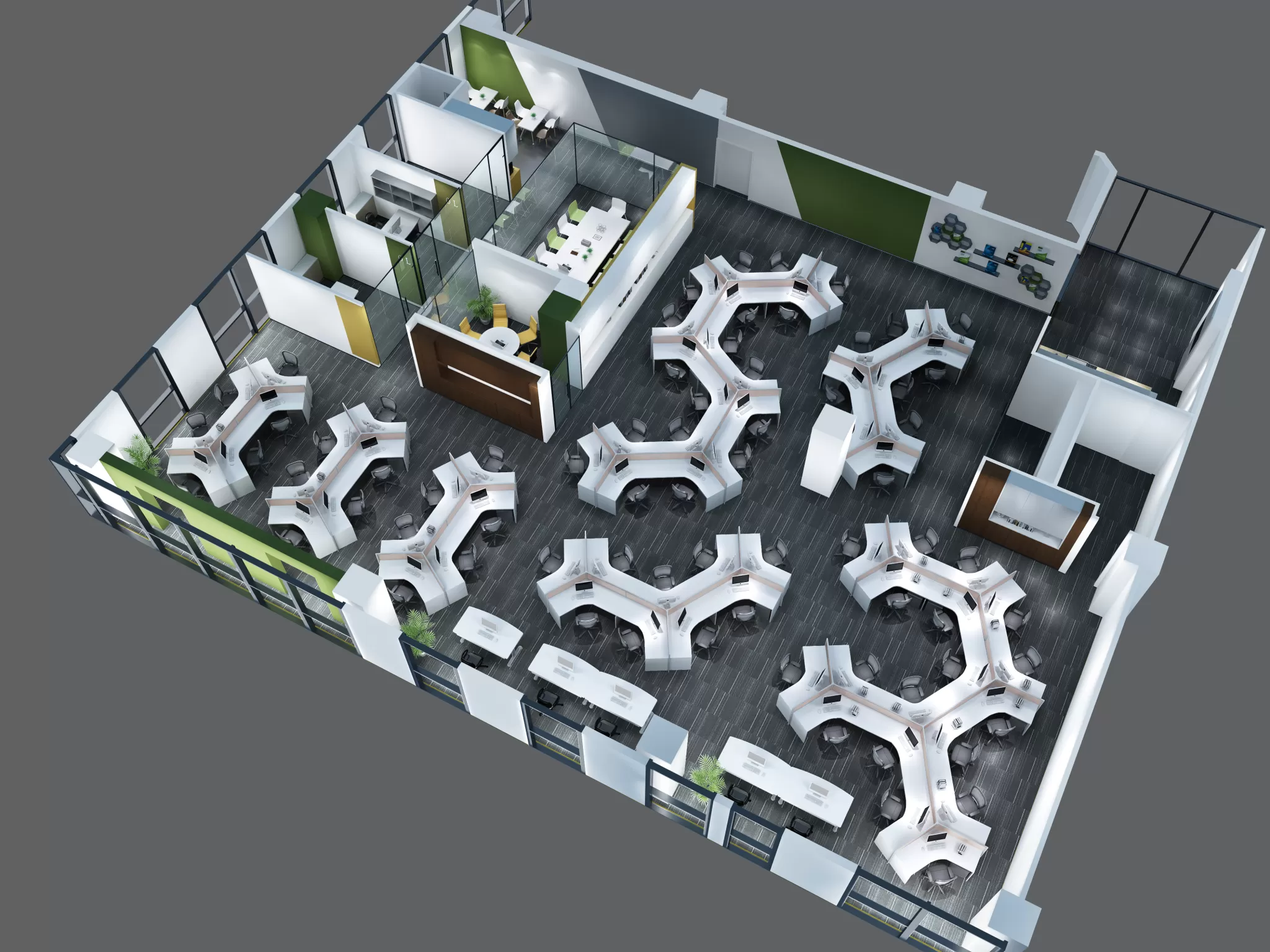 OFFICE – 3D SCENES – BLOCK – 020